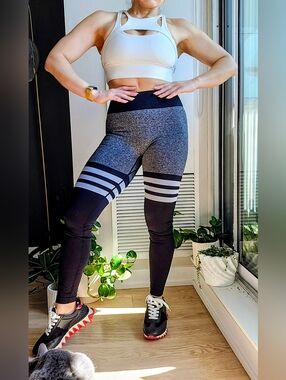 Striped Athletic Leggings